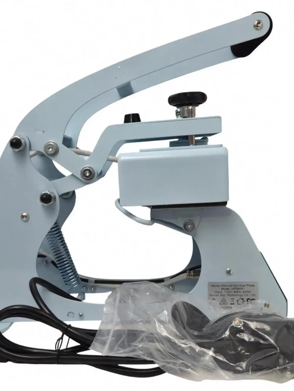 HTVRONT Manual Hat Heat Press Machine with Small and Big Platens